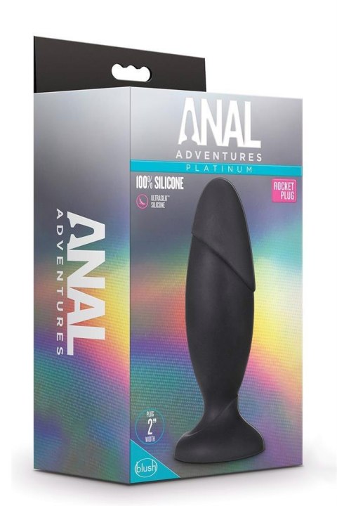 ANAL ADVENTURES SILICONE ROCKET PLUG Blush