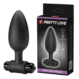 Korek analny zatyczka wibrująca sex 10 trybów 11cm Pretty Love