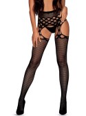 Bielizna-Garter stockings S816 S/M/L Obsessive