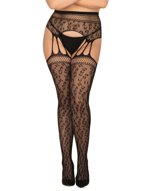 Pończochy garter stockings obsessive s817 xl/xxl Obsessive