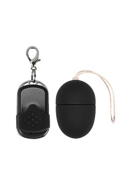 10 Speed Remote Vibrating Egg - Small - Black ShotsToys