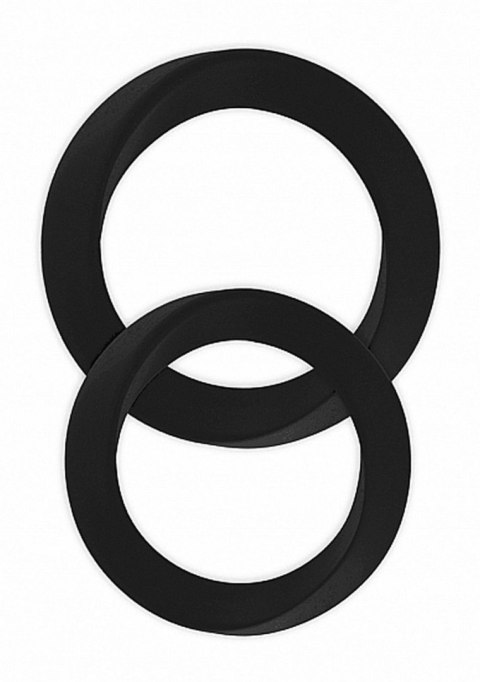 Infinity - Thin - M and L Cockring - Black Mjuze