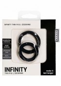 Infinity - Thin - M and L Cockring - Black Mjuze