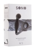 No.2 - Butt Plug with Cockring - Black Sono