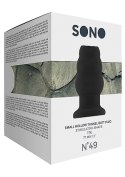 No.49 - Small Hollow Tunnel Butt Plug - 3 Inch - Black Sono