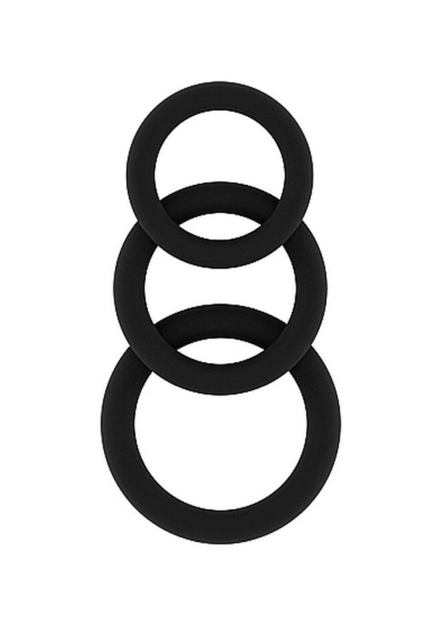 Pierścień erekcyjny na członka penisa zestaw 3 szt Sono
