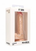 Realistic Cock - 9" - With Scrotum - Skin RealRock