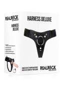 Uprząż elastyczna strap-on miękki materiał majtki RealRock