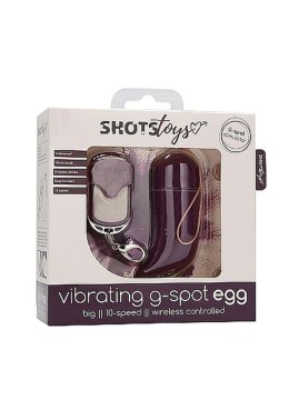 Wireless Vibrating G-Spot Egg - Big - Purple ShotsToys