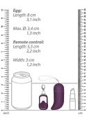 Wireless Vibrating G-Spot Egg - Big - Purple ShotsToys