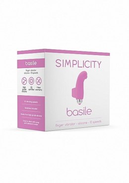 BASILE Finger vibrator - Pink Simplicity