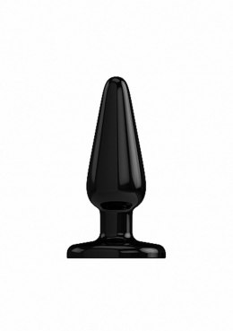 Czarny silikonowy korek analny zatyczka plug 7,5cm Plug & Play