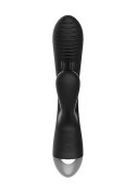 E-Stimulation Rabbit Vibrator - Black ElectroShock