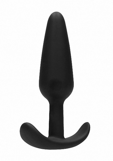 GILLES medium cork butt-plug with handles - Black Simplicity