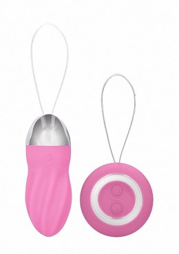 George - Rechargeable Remote Control Vibrating Egg - Pink Simplicity
