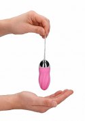 George - Rechargeable Remote Control Vibrating Egg - Pink Simplicity