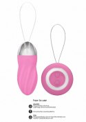 George - Rechargeable Remote Control Vibrating Egg - Pink Simplicity