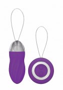 George - Rechargeable Remote Control Vibrating Egg - Purple Simplicity