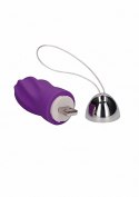 George - Rechargeable Remote Control Vibrating Egg - Purple Simplicity