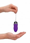 George - Rechargeable Remote Control Vibrating Egg - Purple Simplicity