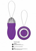 George - Rechargeable Remote Control Vibrating Egg - Purple Simplicity