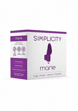 MARIE Finger vibrator - Purple Simplicity
