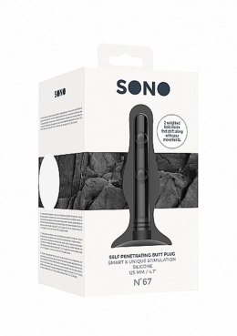 No. 67 - Self Penetrating Butt Plug - Black Sono