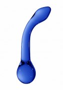 Szklane wodoodporne dildo do anusa i pochwy 18,5cm Chrystalino