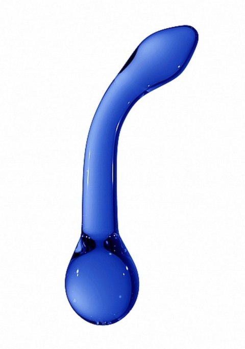 Szklane wodoodporne dildo do anusa i pochwy 18,5cm Chrystalino