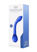 Szklane wodoodporne dildo do anusa i pochwy 18,5cm Chrystalino