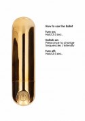 10 Speed Rechargeable Bullet - Gold Be Good Tonight