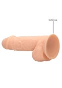 Gruby żylasty realistyczny penis przyssawka 21,5cm RealRock