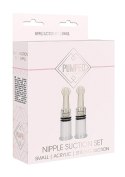 Nipple Suction Set Small - Transparent Pumped