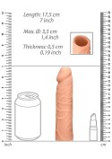 Penis Extender - 17,5 cm - Flesh RealRock