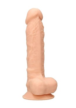 Realistyczne dildo żylaste z mocną przyssawką 18cm RealRock