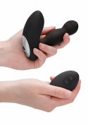 Remote Controlled E-Stim & Vibrating Prostate Massager - Black ElectroShock