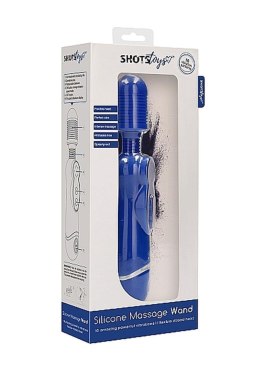 Silicone Massage Wand - Blue ShotsToys