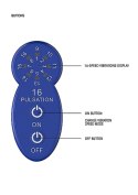 Silicone Massage Wand - Blue ShotsToys