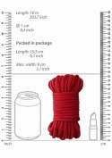 Thick Bondage Rope - 10 meter - Red Ouch!