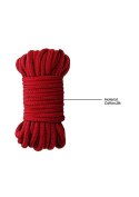 Thick Bondage Rope - 10 meter - Red Ouch!