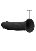 Zagięte silikonowe dildo mocna przyssawka 15 cm RealRock