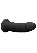 Zagięte silikonowe dildo mocna przyssawka 15 cm RealRock