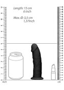 Zagięte silikonowe dildo mocna przyssawka 15 cm RealRock