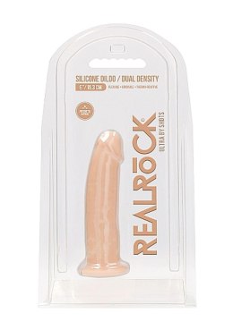 Żylaste silikonowe dildo mocna przyssawka 15 cm RealRock