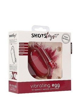 10 Speed Vibrating Egg - Red ShotsToys