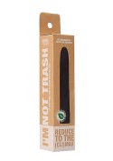 7" Vibrator - Biodegradable - Black Natural Pleasure