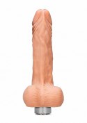 8" / 20 cm Realistic Vibrating Dildo With Balls - Flesh RealRock