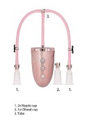 Automatic Rechargeable Clitoral & Nipple Pump Set - Medium - Pin Pumped