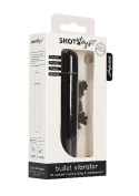 Bullet Vibrator - Extra Long - Black ShotsToys