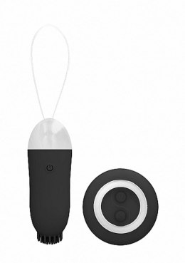 Jayden - Dual Rechargeable Vibrating Remote Toy - Black Simplicity